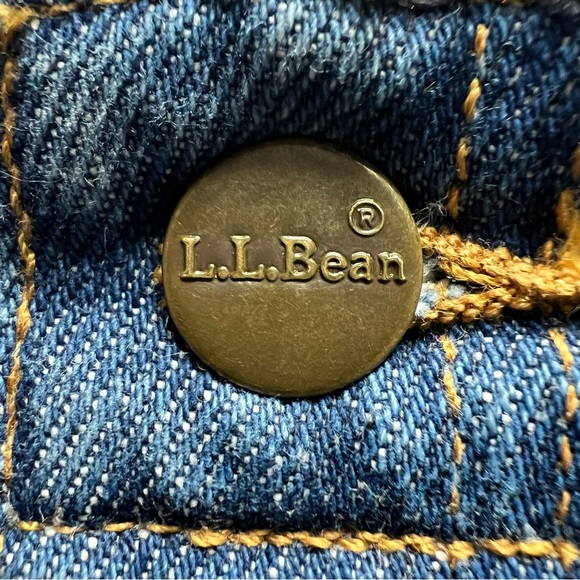L.L. Bean Flannel Lined Original Relaxed Fit Jeans Women's Size 8 Regular - Picture 8 of 17